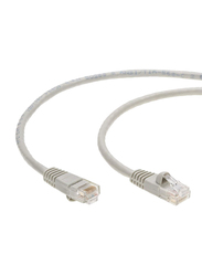 UK Plus 15-Meter Ethernet LAN Network RJ45 Cable, RJ45 Male to RJ45, CAT-6, Patch, White