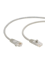 UK Plus 5-Meter Ethernet LAN Network RJ45 Cable, RJ45 Male to RJ45, CAT-6, High-Speed Transmission for Routers/Switches/Hubs/Network Printers and Game Boxes, White
