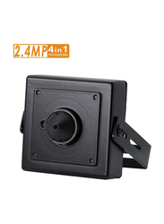UK Plus Full HD Super CCTV Color Image Miniature Security Camera, 2.4MP, Black