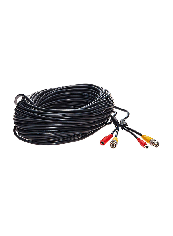 UK Plus 5-Meter RG59 Coaxial Cable for Surveillance Cameras, Black