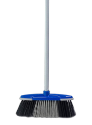 Lock & Lock Indoor Bumper Broom, Blue