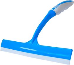 Lock & Lock Shower Squeegee For Shower Doors, 10 Inch Size, Silver