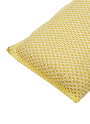 Lock & Lock Microfiber Hypoallergenic Sponge, 9 x 14 cm, Yellow