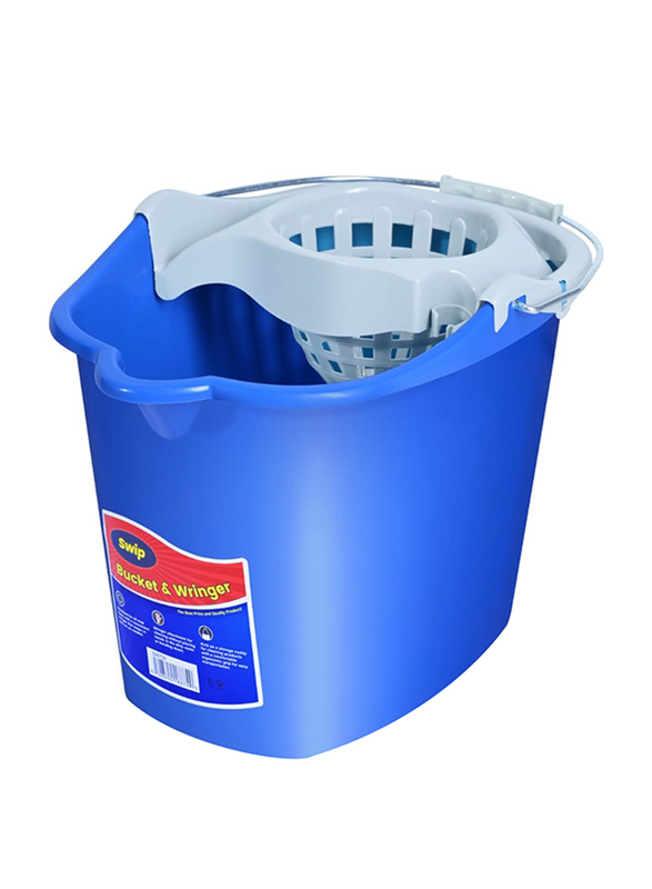 Swip 15 Liter Bucket Wringer, Blue/White