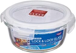 LocknLock Clear Round Container Transparent, 400ml, LLG822