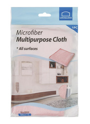 Lock & Lock Microfiber Multi-Purpose Cloth, 32 x 32 cm, Pink