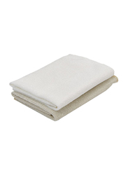 Lock & Lock Microfiber Dish Drying Cloth, 2 Pieces, 32 x 32 cm, Beige/White
