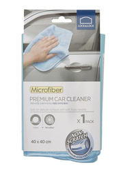 Lock & Lock Microfiber Premium Car Cleaner Cloth, 40 x 40 cm, Blue