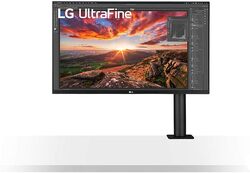 LG 32 inch 4K UHD Monitor UltraFine Display Ergo IPS Display HDR 10 USB Type-C AMD FreeSync Reader Mode Stand with C-Clamp Black 32UN880B