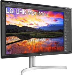 LG 31.5 Inch 4K UHD Monitor 3840 x 2160 IPS Ultrafine Display Game Mode 32UN650W Black