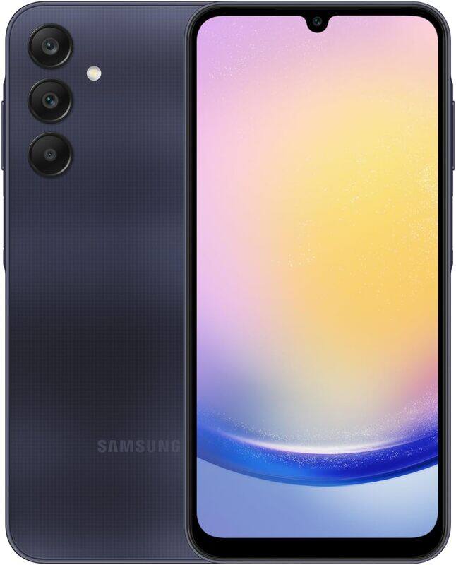 

Samsung Galaxy A25 5G Android Smartphone Dual SIM 8GB RAM 256GB Storage Blue Black UAE Version