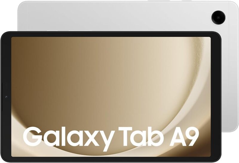 Samsung Galaxy Tab A9 LTE Android Tablet 4GB RAM 64GB Storage Silver UAE Version