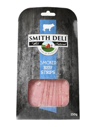 Smith Deli Smoked Beef Strips, 150g