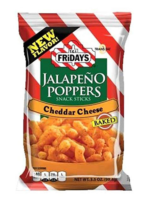 TGI Friday's Cheddar Cheese Baked Jalapeno Poppers, 100g