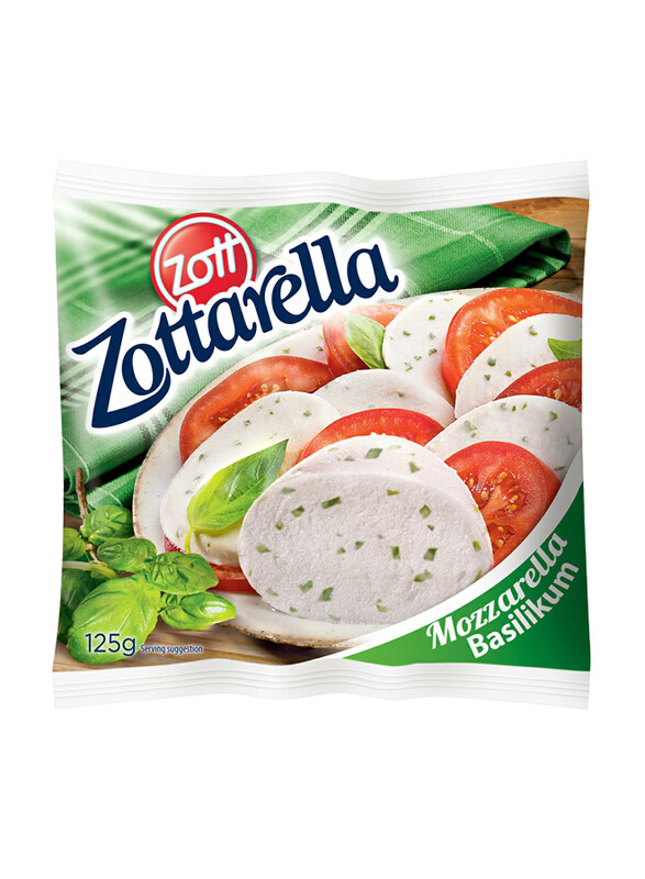 

Zott Zottarella Mozzarella Basil Cheese Ball, 125g