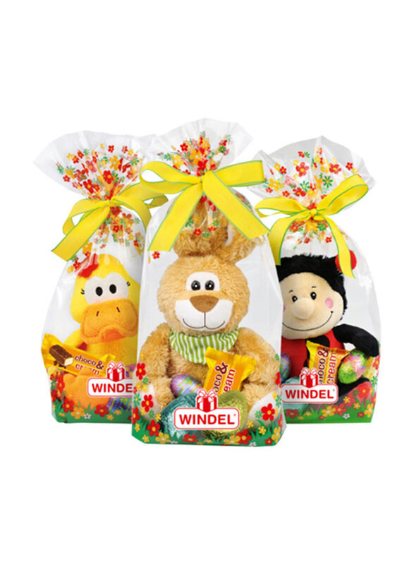 

Windel Plush Figure Toy Set with Chocolates, 3 Pieces, Assorted