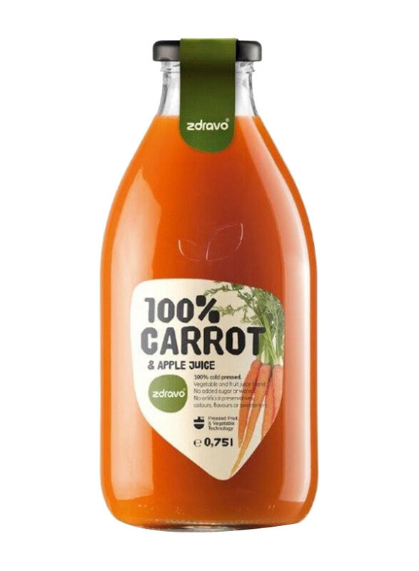 

Zdravo 100% No Added Sugar Carrot & Apple Flavour Juice, 750ml