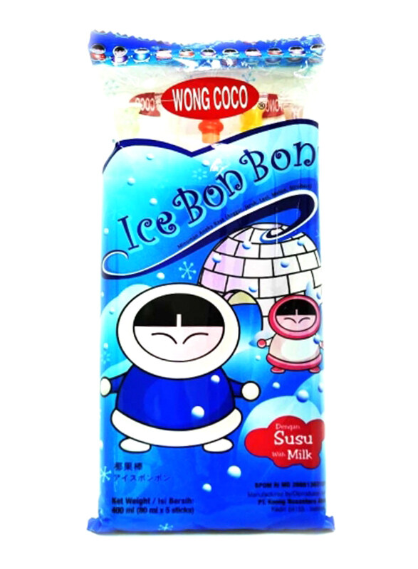 

Wong Coco Fruity with Milk Ice Bon Bon Stick, 425g