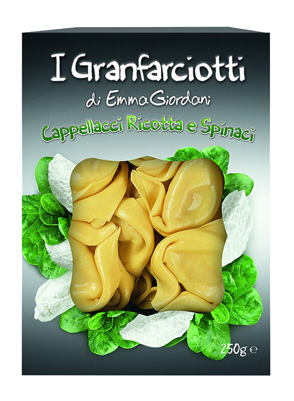 

Emma Pasta Spinach & Ricotta Cappellacci Fresh Egg Pasta, 250g