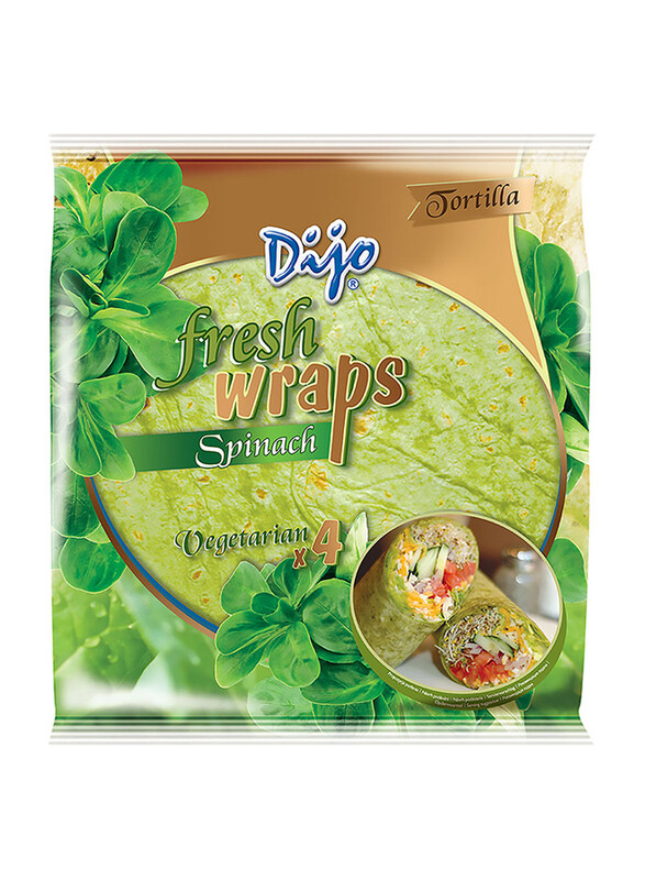 

Dijo 25cm Spinach Tortilla, 4 x 62.5g
