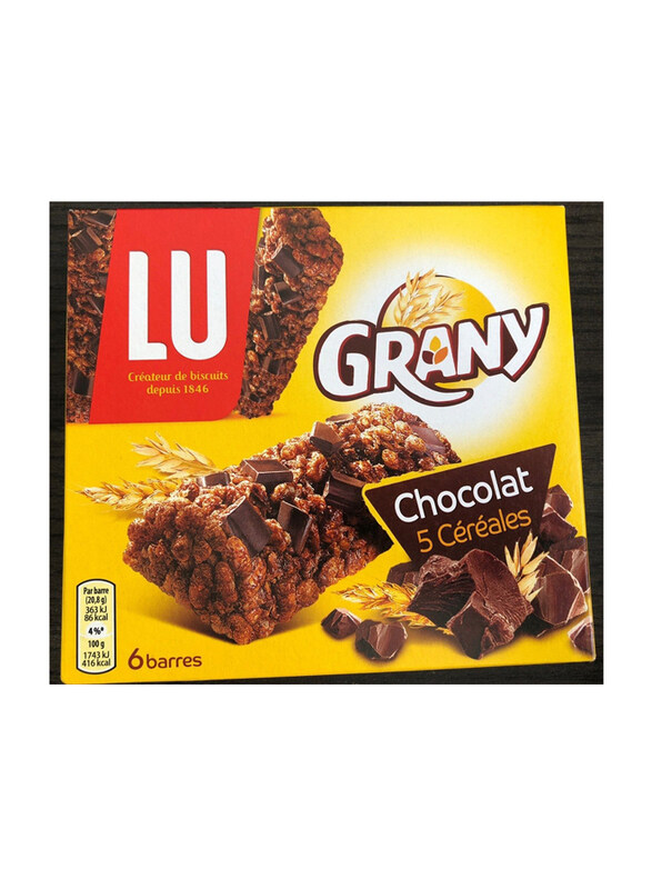 

Lu Grany Chocolate Cereal Bars, 6 x 125g