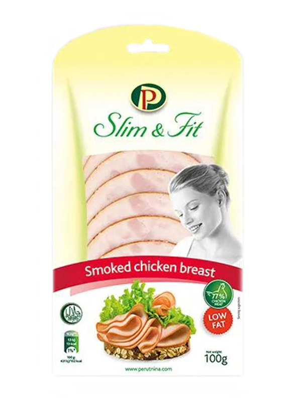 Perutnina Slim & Fit Smoked Chicken Breast Slice, 100 grams
