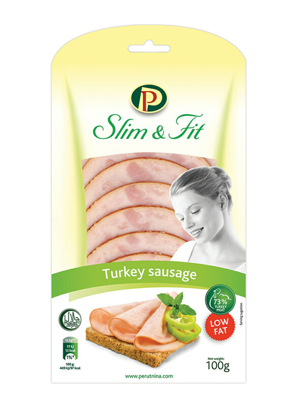 

Perutnina Turkey Sausage Slice, 100 grams