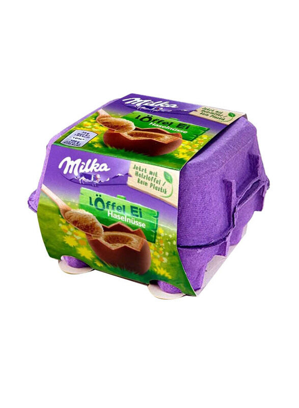 

Mondelez Milka Loeffel Ei Egg Spoonable Hazelnut Cream Chocolate, 128g