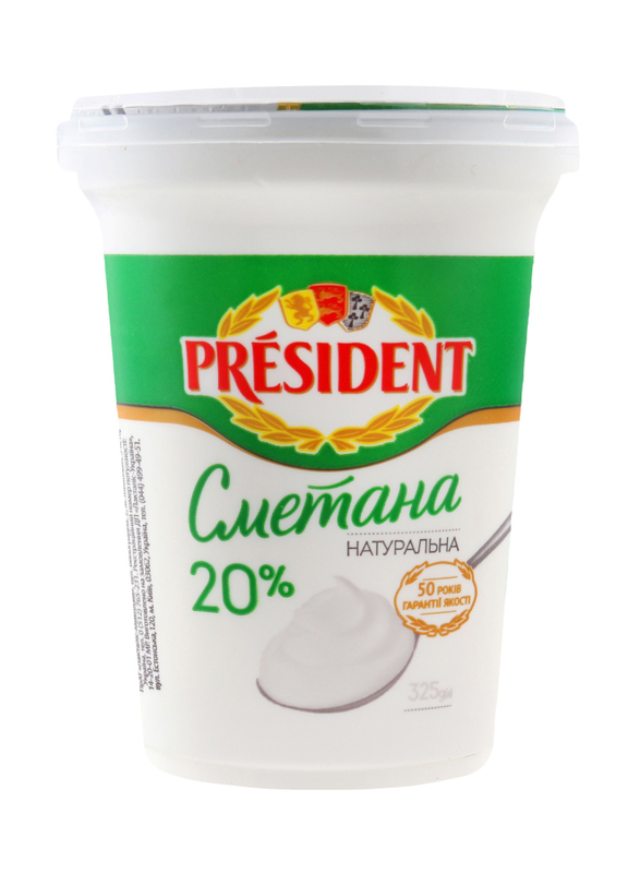 President 20% Sour Cream, 325g
