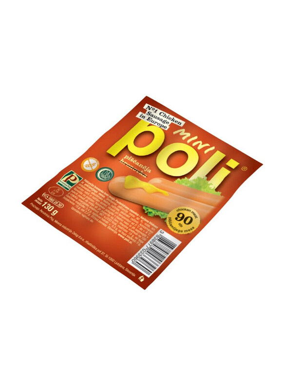 

Perutnina Poli Mini Frankfurter Chicken Sausages, 130 grams