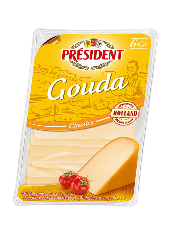 

President Gouda Cheese Slices, 10 Packets x 150g