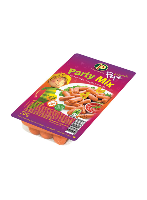 

Perutnina Pepe Mini Chicken Frankfurters Party Mix, 250 grams