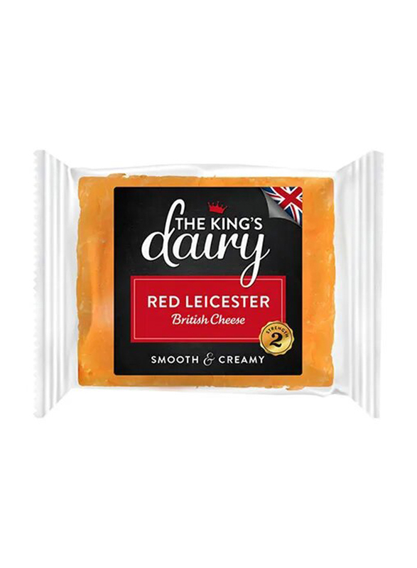 The Kings Dairy Red Leicester Cheese, 200g