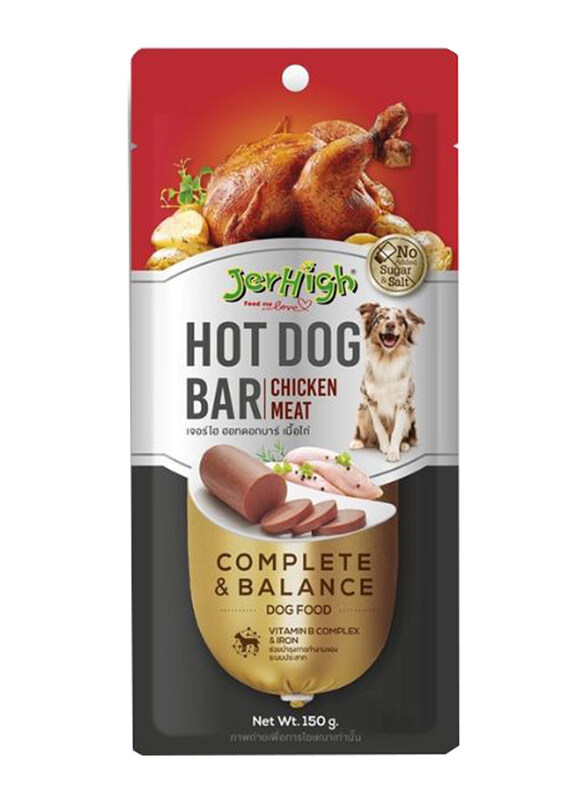 

Jerhigh Chicken Hot Dog Bar Treats Dry Dog Food, 150g