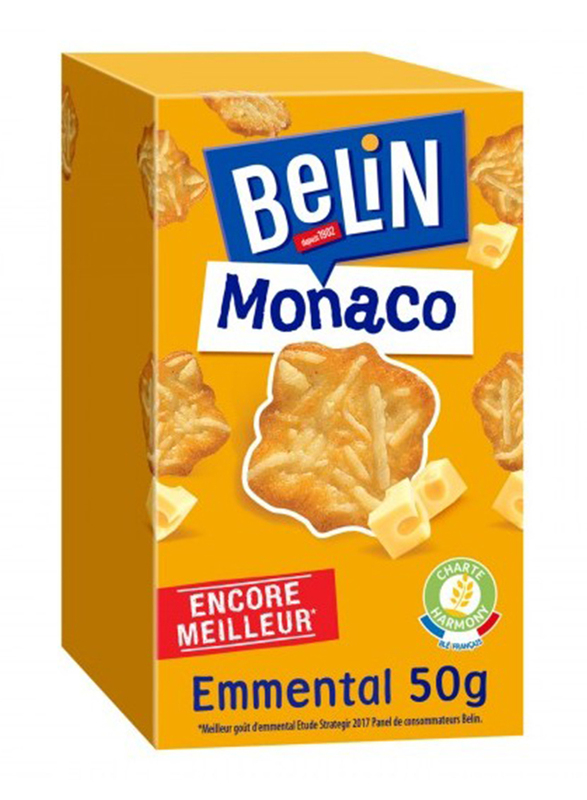 Belin Crackers Monaco Emmental, 50g