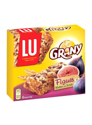 Lu Grany Fig Cereal Bars, 6 x 125g