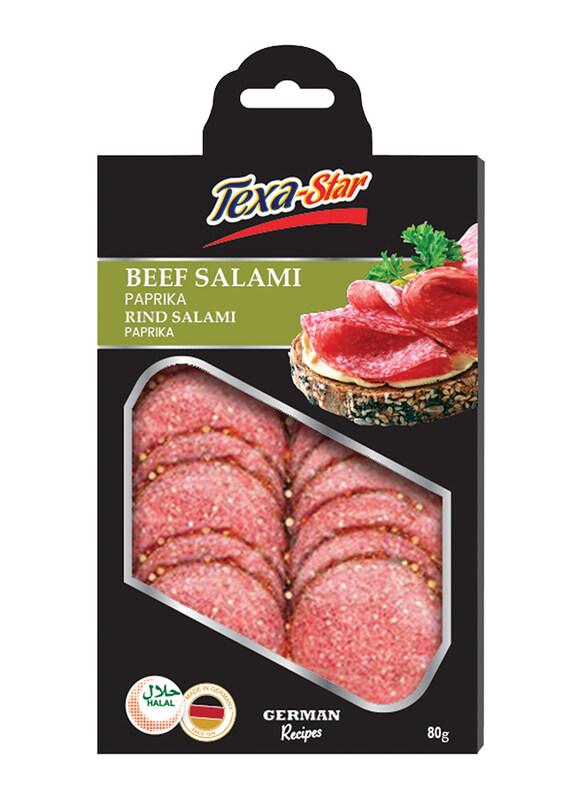 

Texa Star Paprika Beef Salami, 80 grams