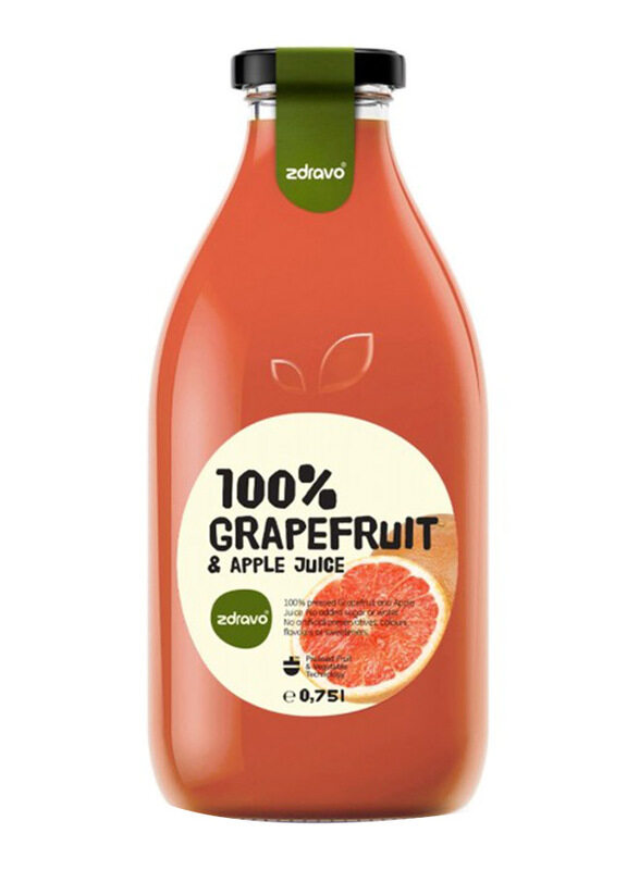 

Zdravo 100% No Added Sugar Grapefruit & Apple Flavour Juice, 750ml