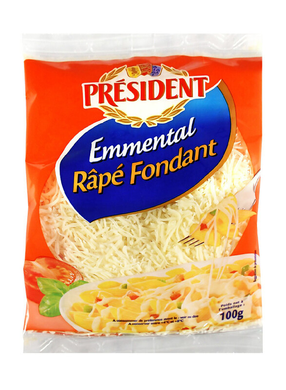 

President Emmental Grated Cheese, 100g