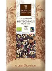 Bovetti Organic Dark Chocolate With Dried Fruits, 100g