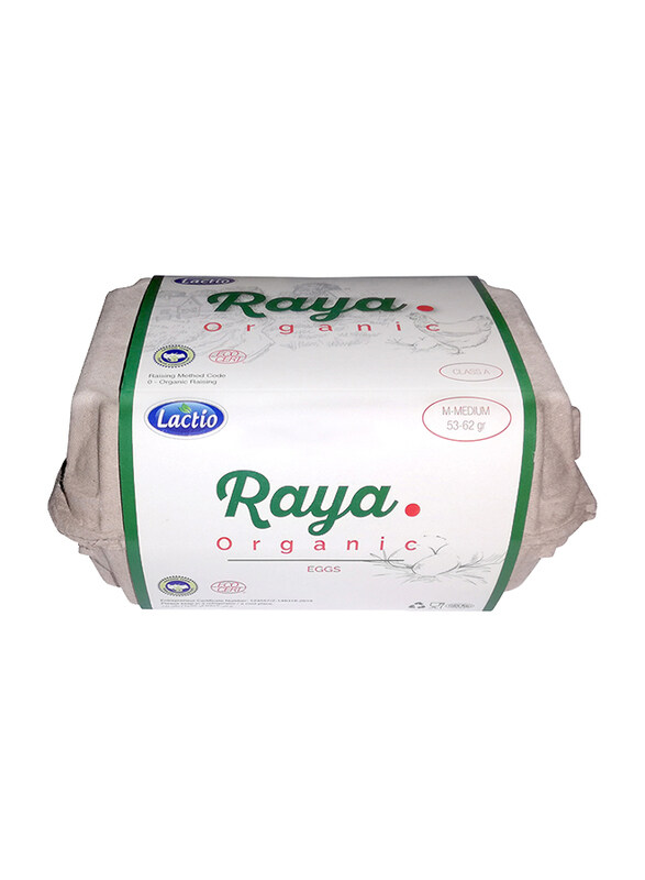 

Lactio Raya Organic White Eggs, 6 Pieces