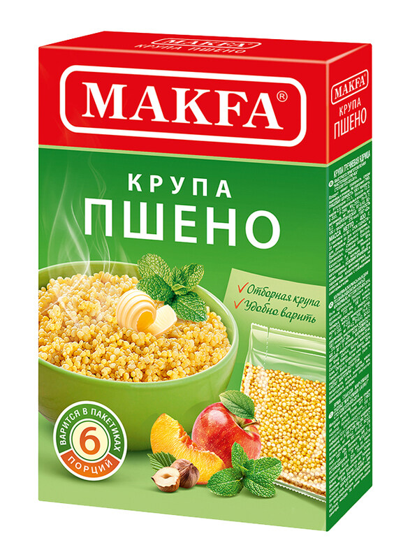 

Makfa Polished Millet Groats, 5 x 80g
