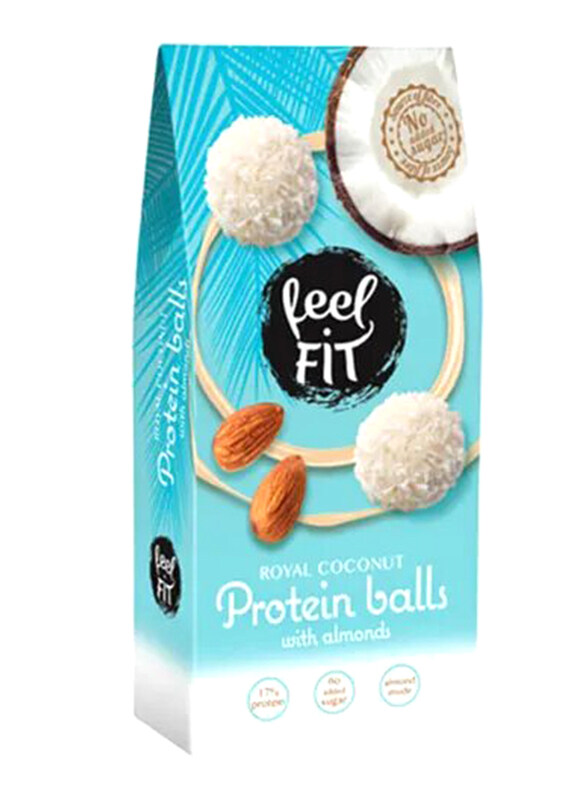 

Feel Fit Protein Coconut Balls with Almonds, 63g