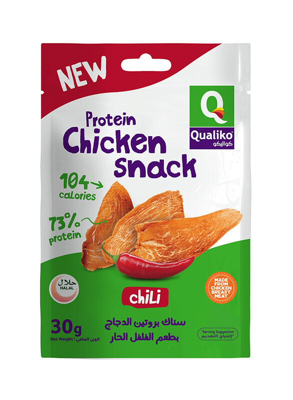 

Qualiko Protein Chicken Snack Chili, 30g