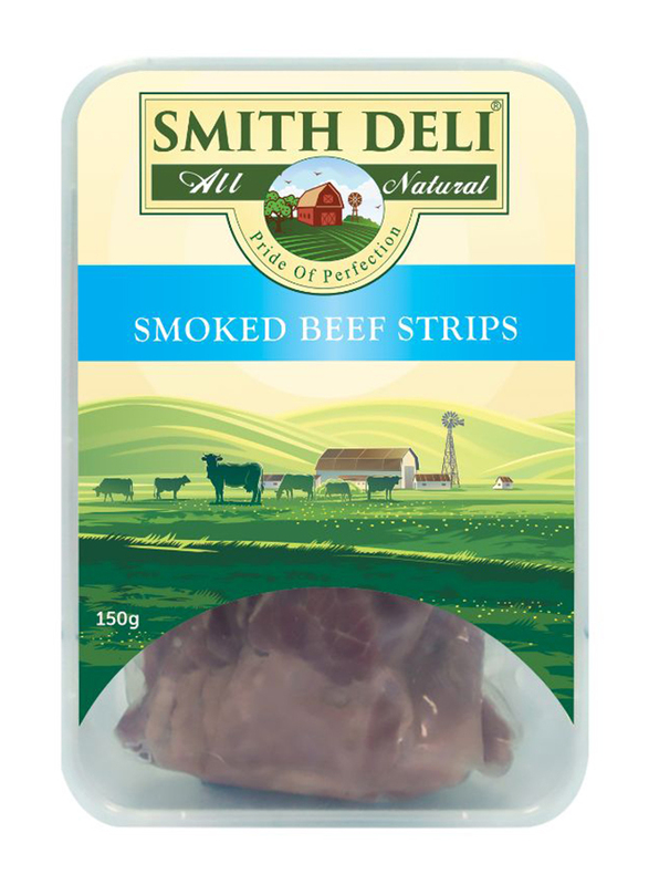 Smith Deli Smoked Beef Strips, 150g