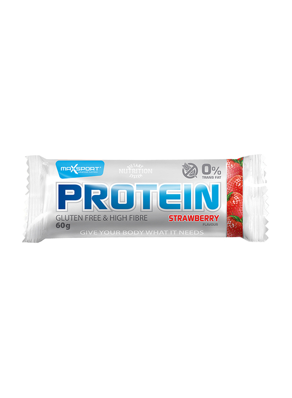 

Maxsport Strawberry Protein Bar, 60g