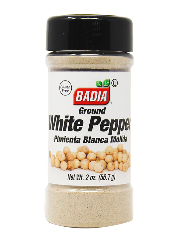 Badia Ground White Pepper, 56.7g