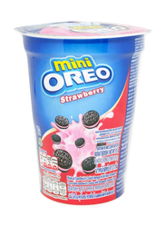 Oreo Mini Strawberry Sandwich Biscuits, 61.3g