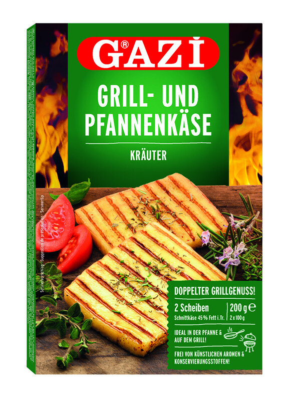 

Gazi Mediterraneal Herbs Grill & Pan Cheese, 200g