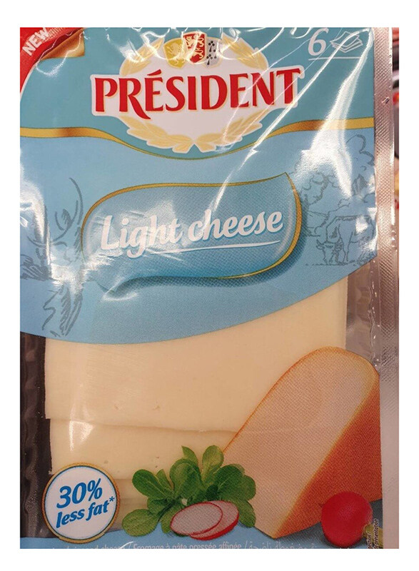 

President Gouda Light Cheese Slices, 150g